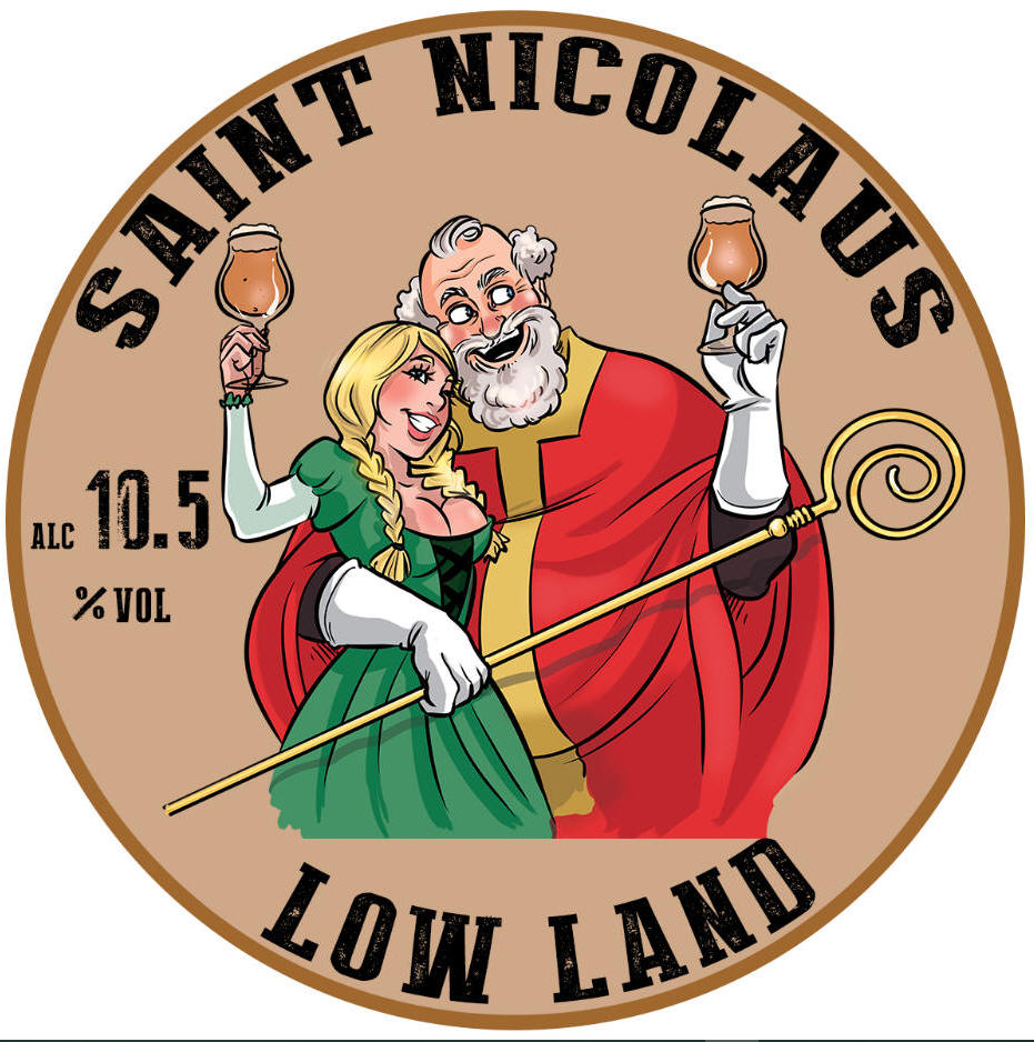Foto 1 di 2: #birrapernatale Edizione 2022 - Dal Birrificio Low Land Brewery ecco la Saint Nicolaus